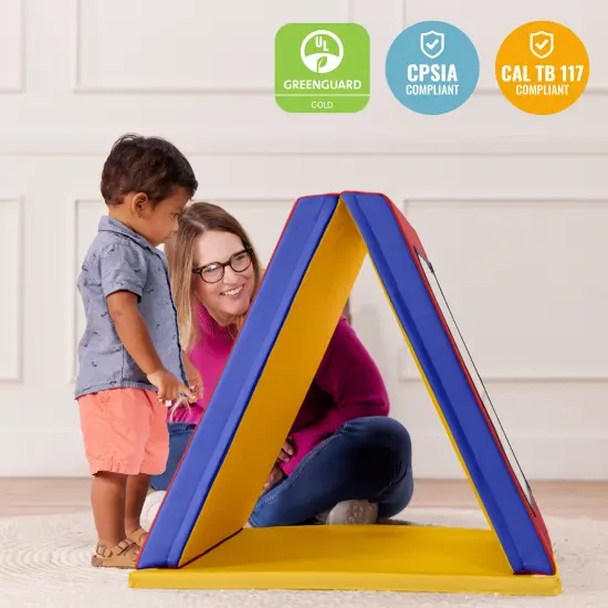 SoftZone Folding Floor Mirror, Sensory Toy Assorted {6}