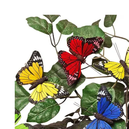 Delightful Tiny Butterflies Assorted Colors 3-1/4" 12 Each Package {6}