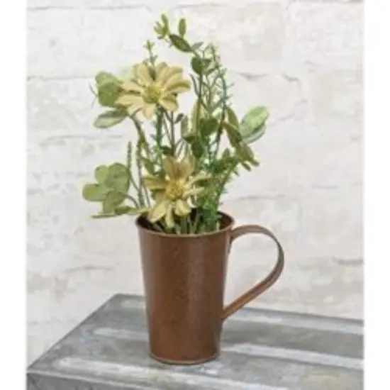 Rustic White Daisy Pick 12" {2}