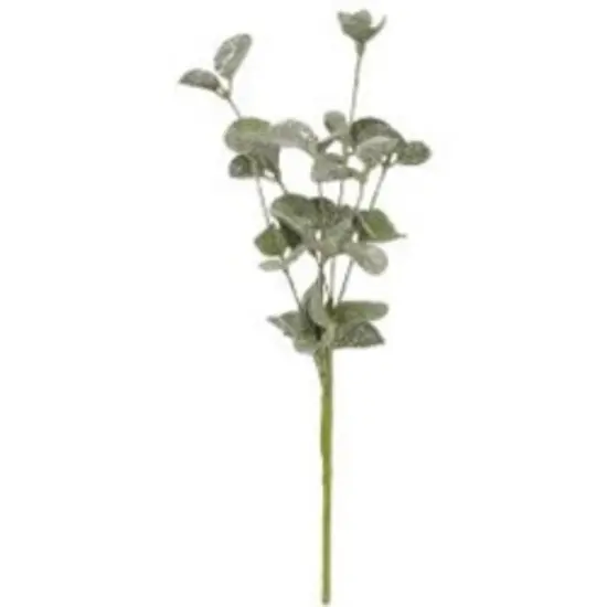 15&rdquo; High Sparkle Silver Dollar Pick with Flexible Green Wrapped Base {1}