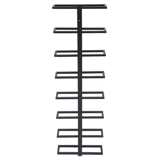 8 Bottles Wall-Mounted Wine Rack Wine Cellar Storage Holder Home Decoration HOT {2}