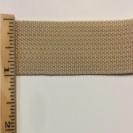 1" Polypropylene Webbing - 20 Continuous Yards Beige {2}
