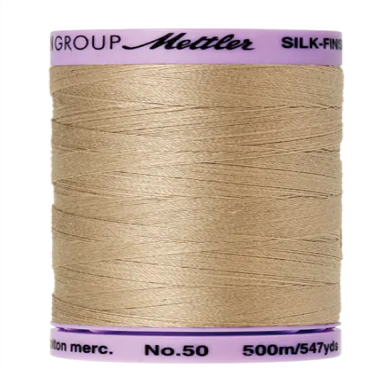 Straw (9104-0538) | Silk-Finish Cotton 50wt (500M / 547Y) | Mettler Thread {1}