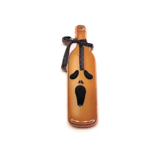Halloween Bottle Fall / Autumn Decor Pendant, 45x13mm {2}