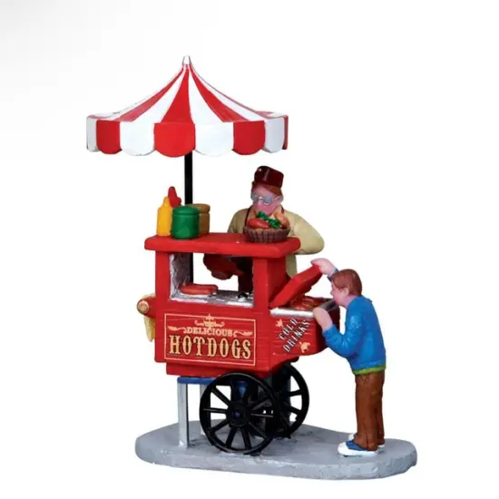Lemax Hot Dog Cart {1}