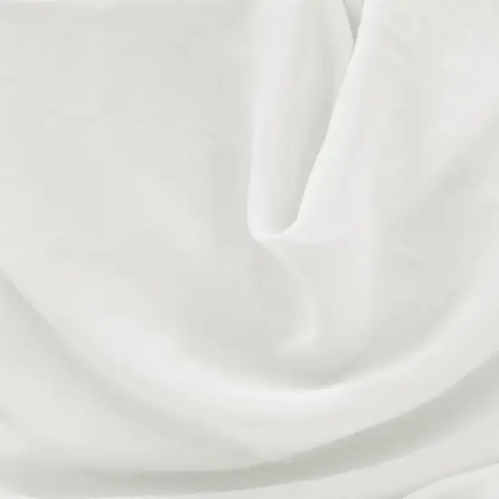 Chiffon White Fabric Lightweight Sheer 100% Polyester, 58/60" Wide Elegant Apparel 1 Yard Craft Fabric {1}