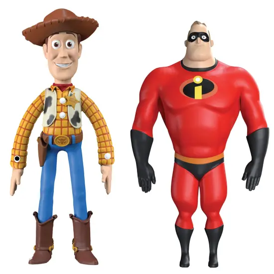FleXfigs: Pixar - 4 Character Pack - Articulated Action Figures, Flex It - Pose It!, Collectible Movie Toy Miniatures, Licensed, Kids Ages 3+ {5}
