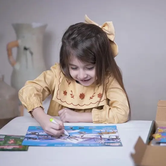 Smartivity: Little Sparks: Smart Busy Box - Montessori 7-In-1 Preschool Learning Kit, Curriculum-Based Crafts & Activities, Developmental Toy, Kids 3+ {7}