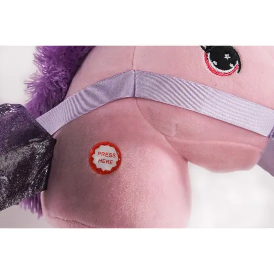 PonyLand Pink Unicorn Stick Horse with Sound Toy 28 Inch {5}