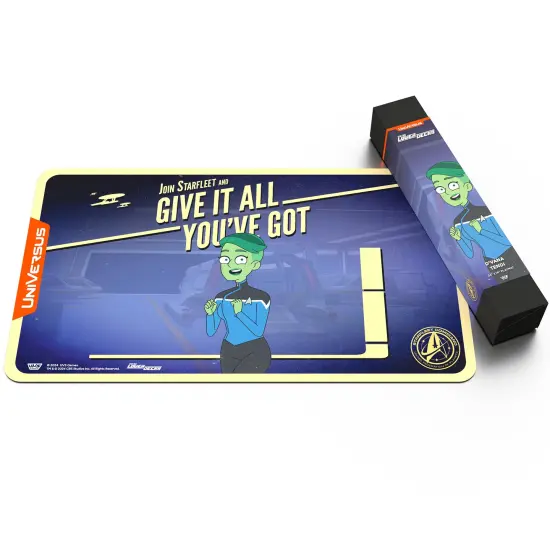 UniVersus: STAR TREK: Lower Decks - D&rsquo;Vana Tendi Playmat - 24 x 14" Neoprene Mat, Tabletop Card Game Accessory, UVS Games, Officially Licensed {5}