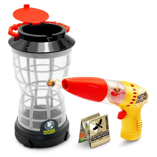 Lanard Nature Explorer: Combo Pack - Critter Cage Bug Collector & Insect Vacuum - Outdoor Observation Tools, Capture & Study Insects Toys, Kids Age 3+ {3}