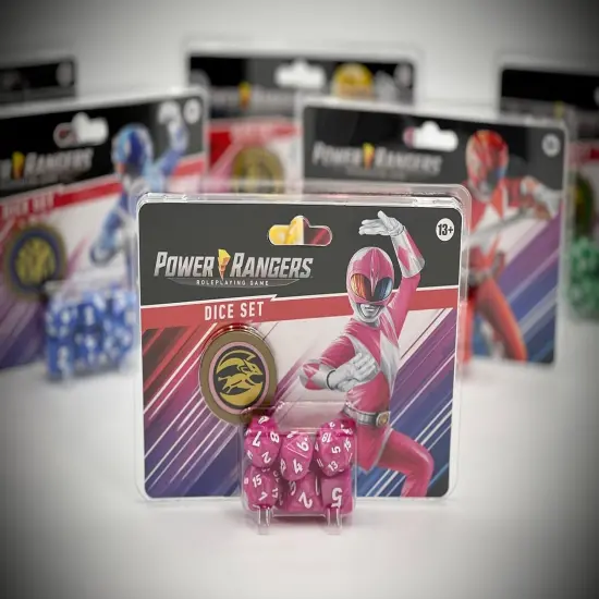 Power Rangers Roleplaying Game Dice- Pink {4}