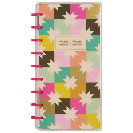 Happy Planner Skinny Classic 12-Month Disc Bound Planner-Happy Patchwork; Jul '25 - Jun '26 {3}