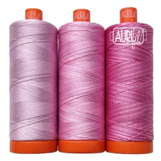 Aurifil Water Lily Color Builder Thread Set by Aurifil | (3 50wt Cotton Large Spools.) {3}