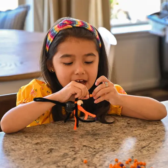 Create Your Own Halloween Bead Spiders {2}