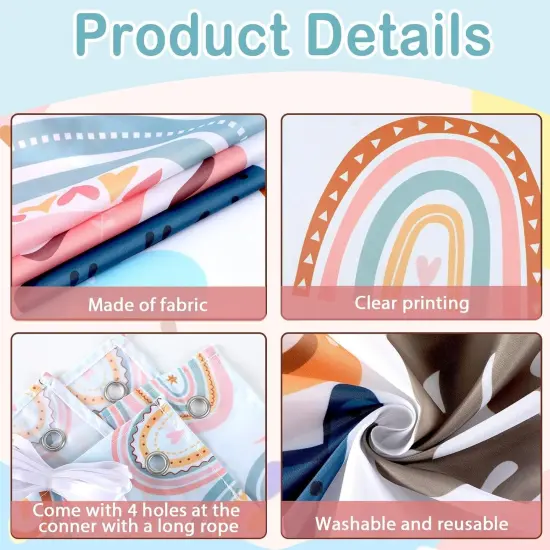 Back to School Classroom Decorations Boho Motivational Inspirational Quotes Backdrop Awesome Things Start Here Hanging Banner Photo Booth Props Background for School Hallway Home Wall Decor {3}