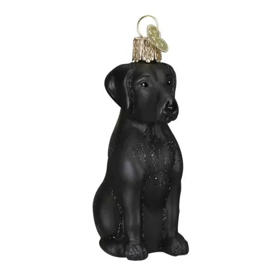 Old World Christmas 3.75 In Labrador Retriever Black Christmas Tree Ornament , Christmas Decor Ornament Dog Lab Best Friend {1}