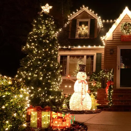 20FT 100 Count Incandescent Warm White Christmas Lights {5}