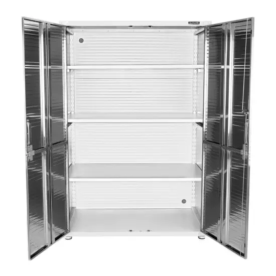 Seville Classics UltraHD Storage Cabinet, 48" W x 24" D x 72" H White {3}