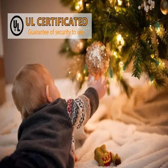 25ft 50 Counts Warm White LED Christmas Lights {4}