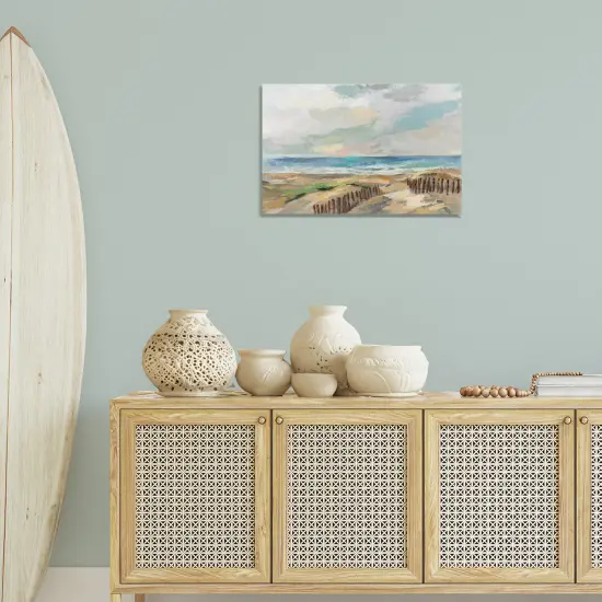Stupell Industries Summer Beach Dunes Canvas Wall Art Design by Silvia Vassileva {2}