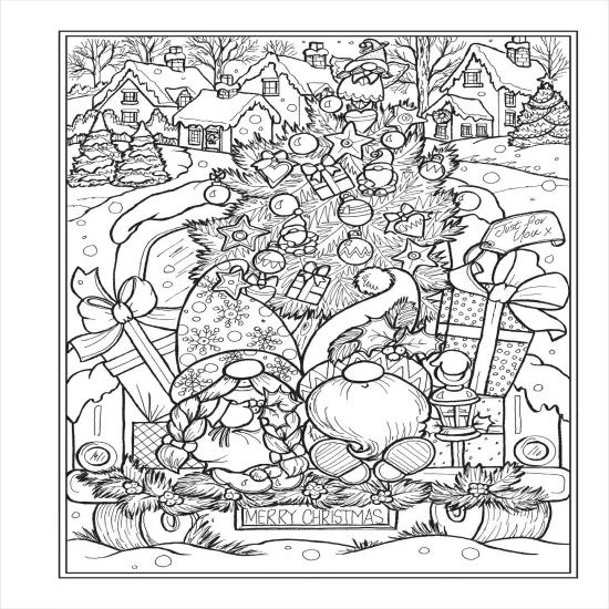 Creative Haven: Gnome Sweet Gnome Coloring Book-Softcover {6}