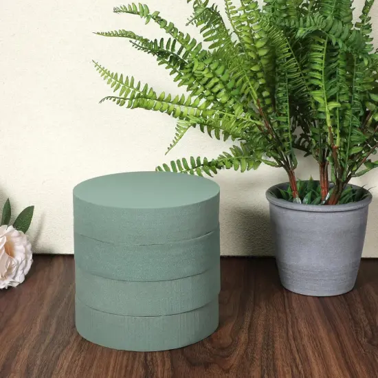 12 Packs Round Floral Foam Block Florist Supplies {5}