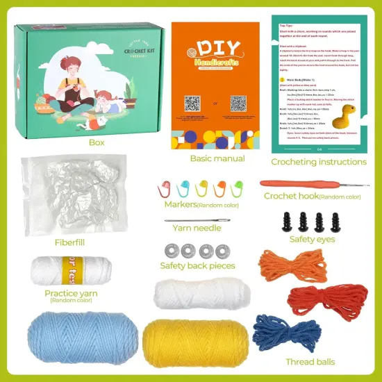 Crochet Kit for Beginners Adults (Dinosaurs ) {5}