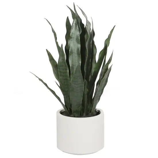 Artificial Potted Snake Plant 31in {1}
