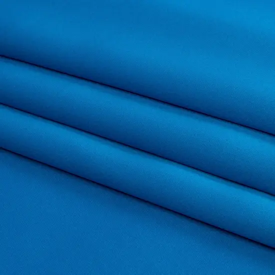 1 Yard Directoire Blue Stretch Silk Charmeuse Fabric Elegant Solid Luxury Textile 40 inch Width {1}