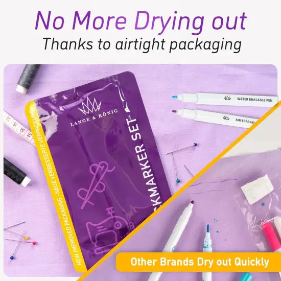 Air & Water Erasable Fabric Markers {6}