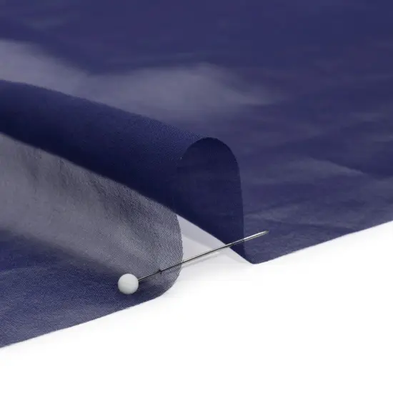 1 Yard Navy Iridescent Silk Voile 54" Wide Perfect for Formal Wear & Luxury Blouses {2}