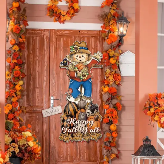 Home Door Sign Large Scarecrow Door(Scarecrow) {4}