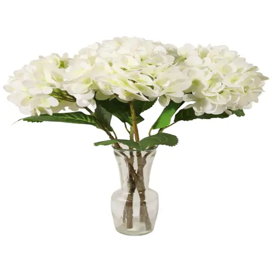 17.75" Pink Hydrangea Stem 8" Bloom for Home & Event D&eacute;cor {2}