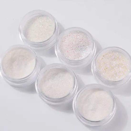 Nail Art Glitters Sequins 3D Holographic {1}