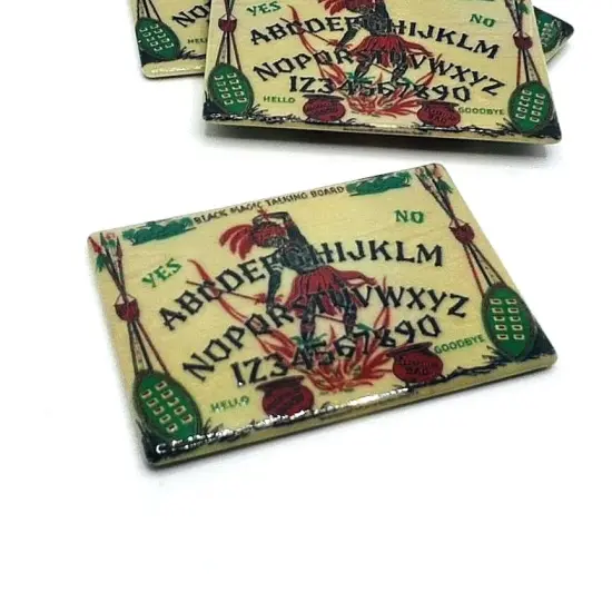 Tribal Theme Ouija Board Pendant Charms, 38x58mm {1}