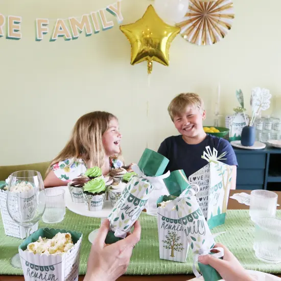 Big Dot of Happiness Family Tree Reunion - No Snap Family Gathering Party Table Favors - DIY Cracker Boxes - Set of 12 {4}