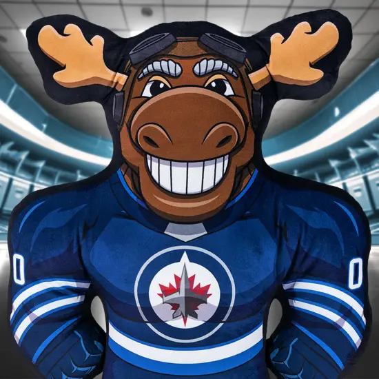 Bleacher Creatures Winnipeg Jets Mick E. Moose 24" Mascot Bleacher Buddy {6}