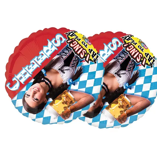 Anagram&reg; 28 Inch Cheers And A Polka Sing A Tune Balloon {5}