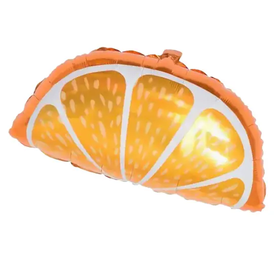 LA Balloons&reg; 23 Inch Orange Slice Foil Balloon {4}