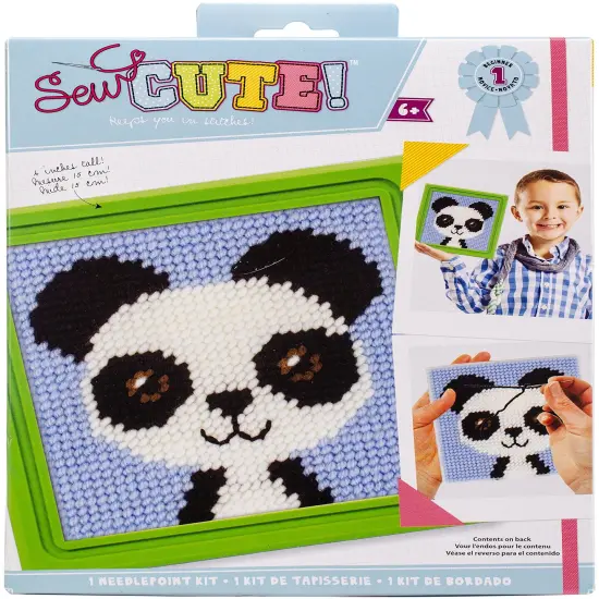 ColorBok 73428 Sew Cute Needlepoint Paul Panda {1}
