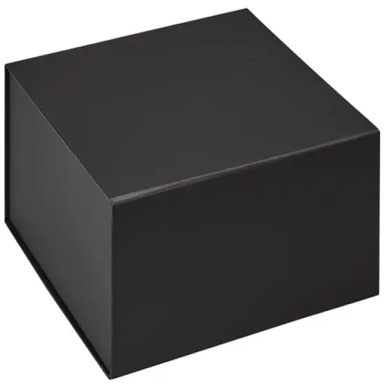 Pack/3: Black Magnetic Closure Gift Box - 7-5/8 x 7-5/8 x 3" {1}