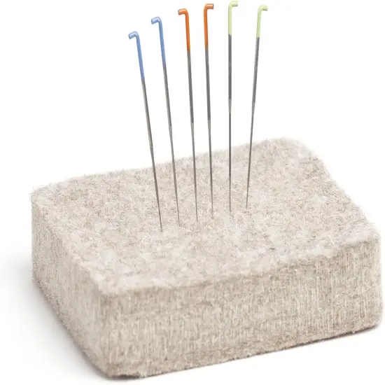 Precision Wool Felting Needles - Needle Felting Tools, German Made - High Carbon Steel Felting Needles - Needle Felting Kit Beginner - Color Coded - Gauges 36 Star -38 Star and 40 Spiral - Pack of 6 {3}