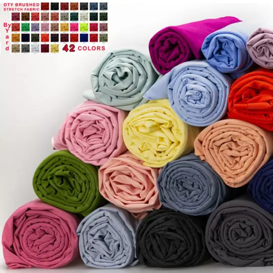 Kitcheniva DTY Brushed Stretch Fabric Sewing Decor Crafts DIY By Yard #22 orange {3}