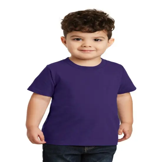 Port & Company&reg; Toddler Short Sleeve Crewneck Fan Favorite Tee Team Purple {1}
