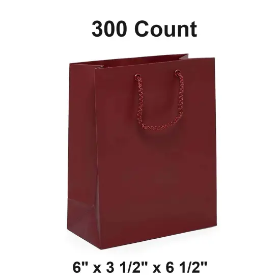Fashionable Matte Euro Tote 6" x 3 1/2" x 6 1/2" {1}