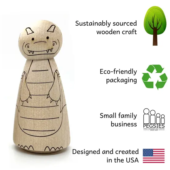 Large Royal Peg Doll Set by Pegsies&trade; {4}