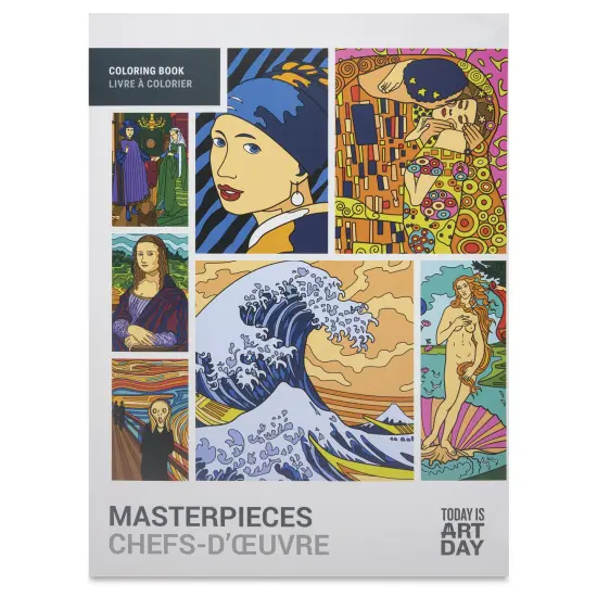 Today Is Art Day Art History Coloring Book - Masterpieces {1}
