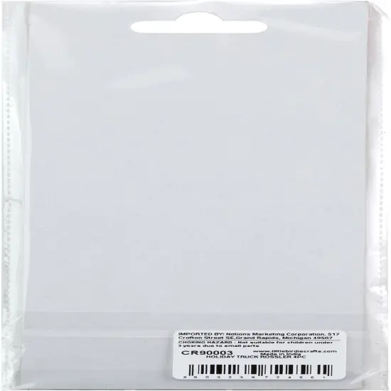 Little Birdie Holiday Embellishments 4/Pkg-Truck Rossler {3}
