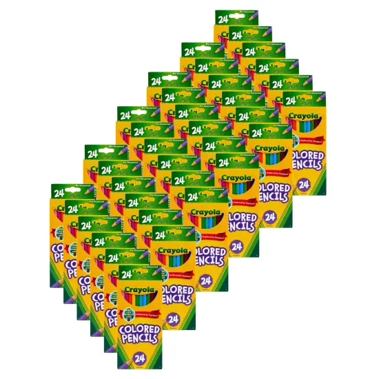 Colored Pencils, 24 Per Pack, 36 Packs {1}